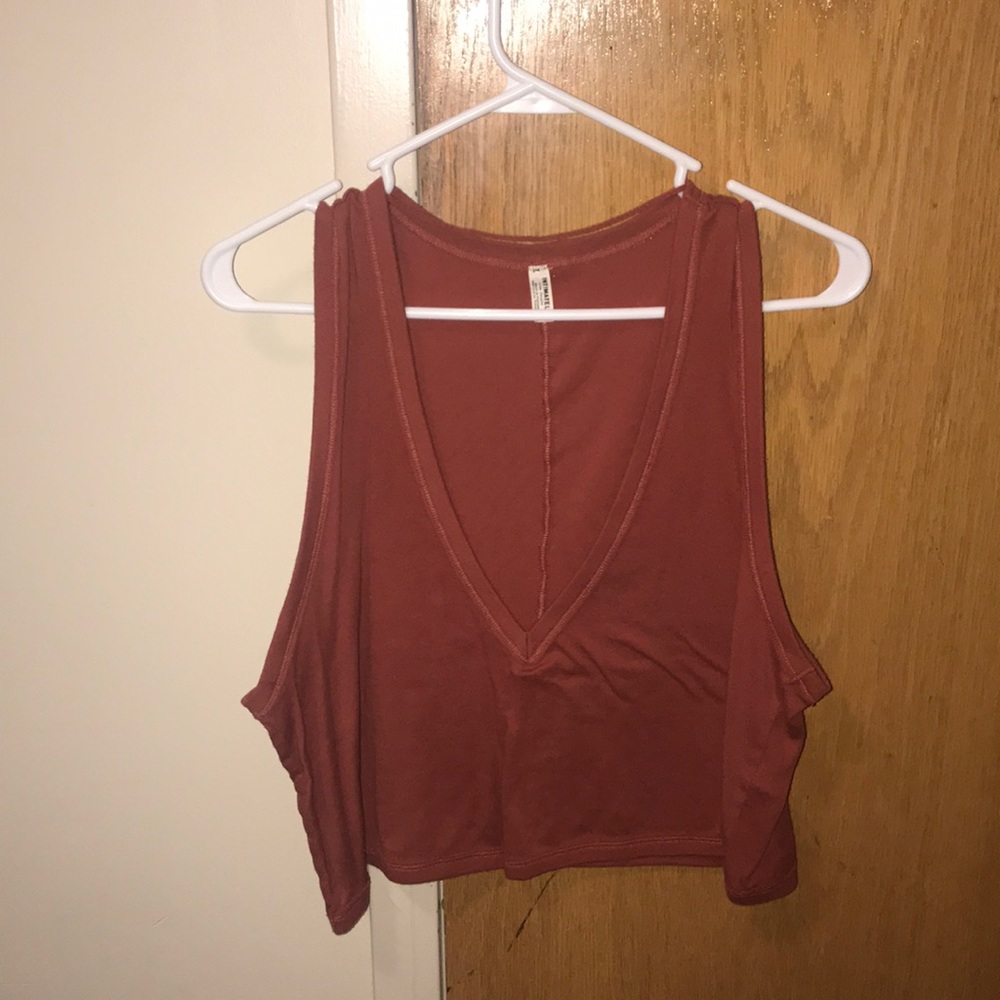 low cut tank top